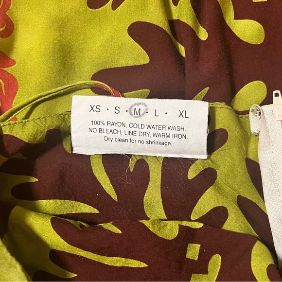 Manuhealii Green and Brown Sarong Swim Cover-Up - Picture 5 of 5